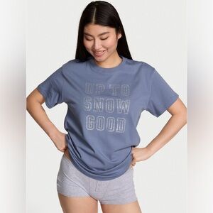 VS PINK LIMITED EDITION CAMPUS COTTON TEE